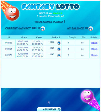 Fantasy Lotto History